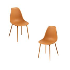 Presentes Miguel - Pack 2 Cadeiras Mykle Total - Mostarda