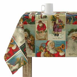 Toalha resinada antinódoas Mauré Vintage Christmas 250 x 140 cm