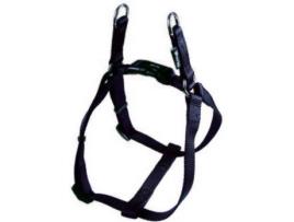 Peitoral para Cães  One Touch Nylon Liso Ajustável Preto (L)