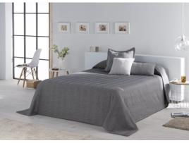 Colcha NAF NAF Paines (Cinzento - 230 x 270 cm - 70% Algodão 30% Poliéster)
