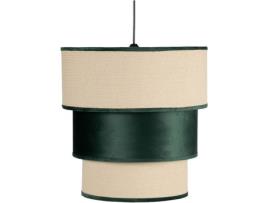 Candeeiro Suspenso  Lucio (Verde - E27 - 60 W - Tecido)