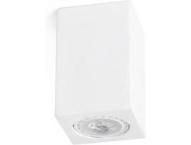 Plafon  Sven Quadrado (Branco - GU10 - 35 W - Gesso)
