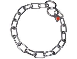 Coleira para Cães  (Cinzento - Aço Inoxidável)