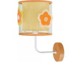 Aplique  Flor (Laranja - E14 - 40 W - Metal)