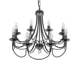 Candeeiro de Teto BELIANI Teesta (Preto - 59x59x143 cm)