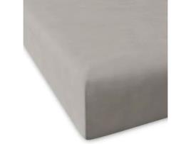 Lençol de Baixo  Casual (Cinzento - 100% Algodão - 180x200+28 cm)