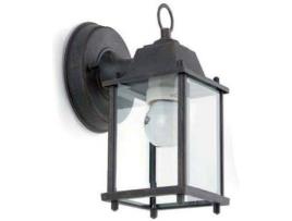 Aplique  Dado (Castanho - E27 - 60 W - Metal)
