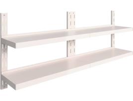 Prateleira  3055899 (Aço inoxidável - 200 x 30 cm - Cinzento)