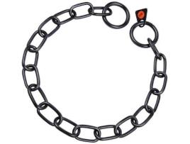 Coleira para Cães  Elo Semi-Longo Preto (3 mm x 61 cm)