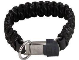 Coleira para Cães  Paraquedista Preto (55 cm)