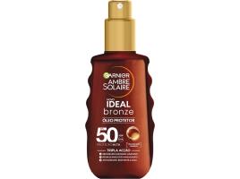 Protector Solar Ambre Solaire Óleo Ideal Bronze Fp50 150ml