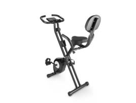 Bicicleta De Exercício X-Bike E R-Bike 2 Em 1 Ciclismo Em Recinto Fechado Com Monitor De Frequência Cardíaca Ecrã Lcd -Preto BIGZZIA