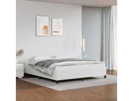  - Estrutura de Cama 160X200 Cm Couro Artificial Cappuccino