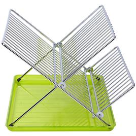 Sauvic Stainless Steel Folding Dish Drainer