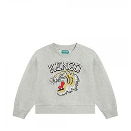 Kenzo Kids SUDADERA CON IMAGEN DE TIGRE KIDS , Gris, Talla - Ref.