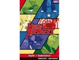 Livro young avengers style>substance de text by kieron gillen by artist jamie mckelvie (inglês)