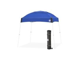 Abrigo de Campismo E-Z UP Instantâneo Dome Estrutura Branca + Royal Blue Top (3x3m)