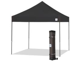 Abrigo de Campismo E-Z UP Instantâneo Vantage Estrutura Cinzenta de Aço + Tampo Preto (3x3m)