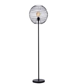 Moderne vloerlamp zwart E27 - Sphaera