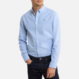 Tommy Jeans Camisa slim fit em oxford stretch