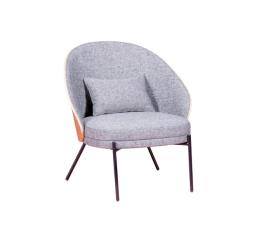 Poltrona rústica com madeira de freixo natural - earth