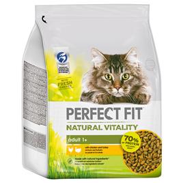 Comida para gato Perfect Fit Adult Natural Vitality Chicken Adulto Frango Peru 2,4 kg