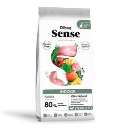 Pienso Sense Grain Free Indoor de Conejo para Gatos 6 KG Dibaq