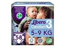 Fraldas Libero Comfort T3 5-9kg 58 Un