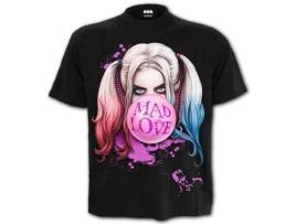 T-shirt Harley Quinn  BATMAN CORE (S - Algodão - Preto)