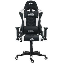 Cromad Silla Gaming Premium - Base de 350mm - Piston de Gas Clase 2 - Altura Regulable - Ruedas de Nailon de 60mm - Color Negro/