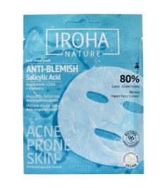 Iroha Nature - Máscara facial anti-manchas com ácido salicílico, niacinamida, CICA e probióticos