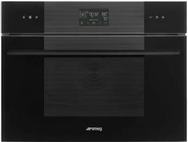 Forno a Vapor SMEG Linea SO4102S3B3 (41 L - 59.7 cm - Hidrolítico - Preto)