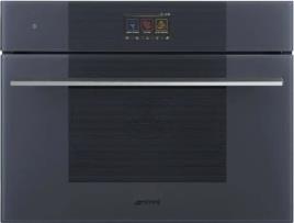 Forno Micro-ondas SMEG Linea SO4104M2PG (40 L - 59.7 cm - Hidrolítico - Neptune Grey)