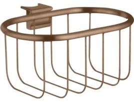 Saboneteira HANSGROHE AXOR Montreux, para barra de parede Unica, Cor: Ouro Vermelho Escovado