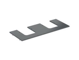 GEBERIT One Prato de Lavatório Recortado Duplo para Lavatório de Bancada em Forma de Bacia Grés 120X2X47Cm 505.175.00.