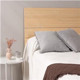 Presentes Miguel - Cabeceira Lyna Madeira para camas de 90 y 80 cm - Madeira Natural