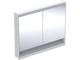 GEBERIT One Armário Espelho com Comfortlight 2 Portas Montagem Oculta com Nicho 105X90X15Cm 505.824.00.