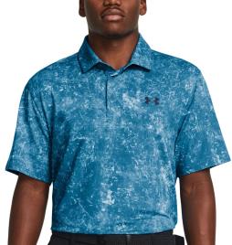 Polo Under Armour UA Playoff 3.0 Printed Polo-BLU