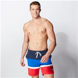 Champion Block - Azul - Calções Praia Homem tamanho S
