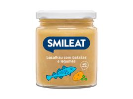 Refeições Smileat Bio Bacalhau Com Batata E Legumes 230gr