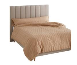 Capa nórdica Alexandra House Living Amán Marrom claro 260 x 240 cm