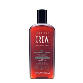 American Crew 3 em 1 Chamomile + Pine 450ml