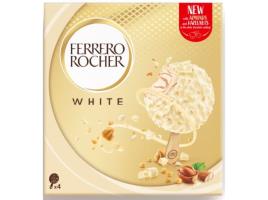 Gelado Ferrero Rocher White 4x50g