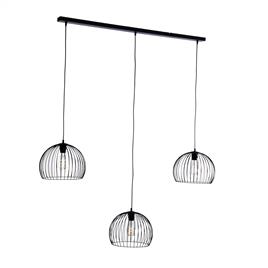 Moderne hanglamp zwart 3-lichts - Koopa