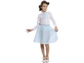 Máscara  Conjunto Pin-Up Azul (Tam: 3 a 4 anos)