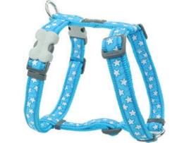 Peitoral para Cães  One Touch Style Stars Turquesa (2 x 37-61 cm)
