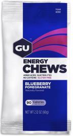 Géis de energia GU Energy GU Energy Chews 60 g Blueberry Pomegr