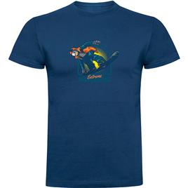 Kruskis Extreme Snowboarding Short Sleeve T-shirt Azul M Homem