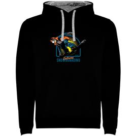 Kruskis Extreme Snowboarding Bicolor Hoodie Preto S Homem