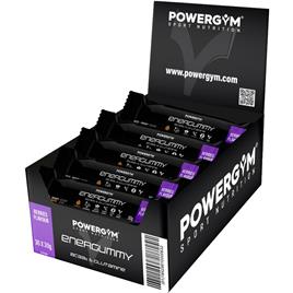 Powergym Energummy 30g 25 Units Red Fruits Energy Gummies Box Branco,Roxo